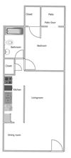 Yukon 1 bedroom and 1 bathroom apartment
